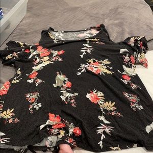 womens cold shoulder top